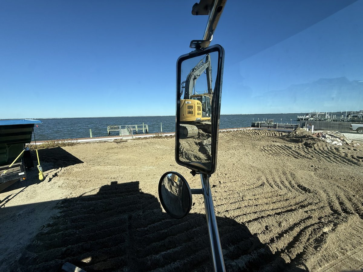 TJandJasper's tweet photo. Rebuilding LBI one scoop of sand at a time. https://t.co/GggW8KjT0a