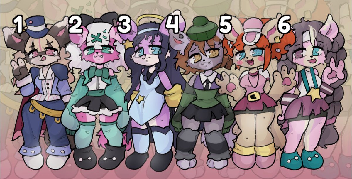 nyaninai's tweet photo. ptss– small spoiler !! these will be posted soon, feel free to pre claim ★
sb: 15 usd– extra art available
#furryadoptable #artmoots #auction https://t.co/s2kVxCqLrs