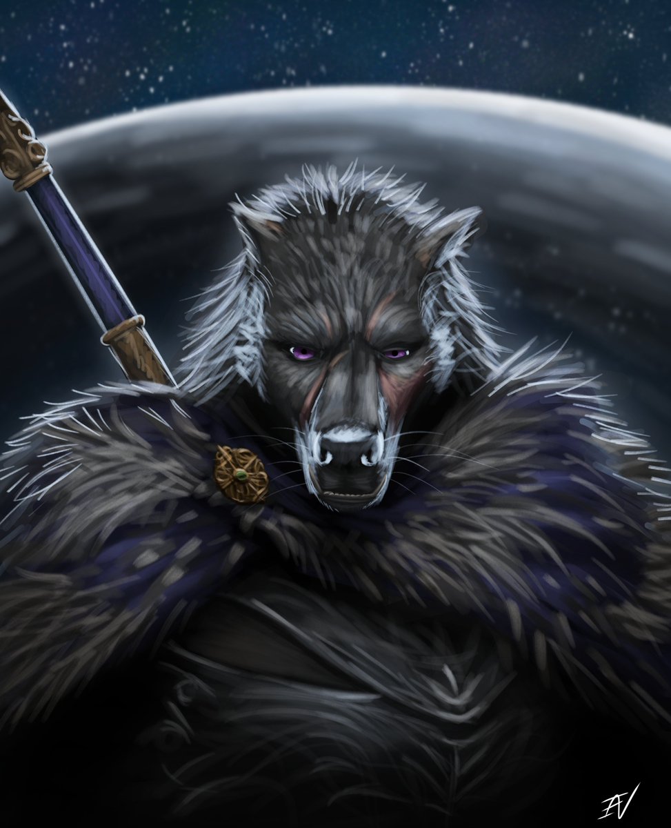 MRMercyLess's tweet photo. Blaidd the half wolf 

from elden ring https://t.co/85QwbQf6G4