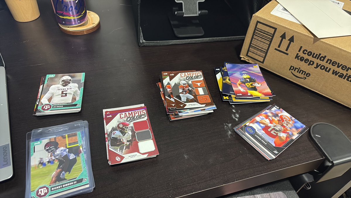 cards2corvette's tweet photo. If you won an auction this week on some college football cards, they’ll be in the mail tomorrow! https://t.co/qKmVekE9dF