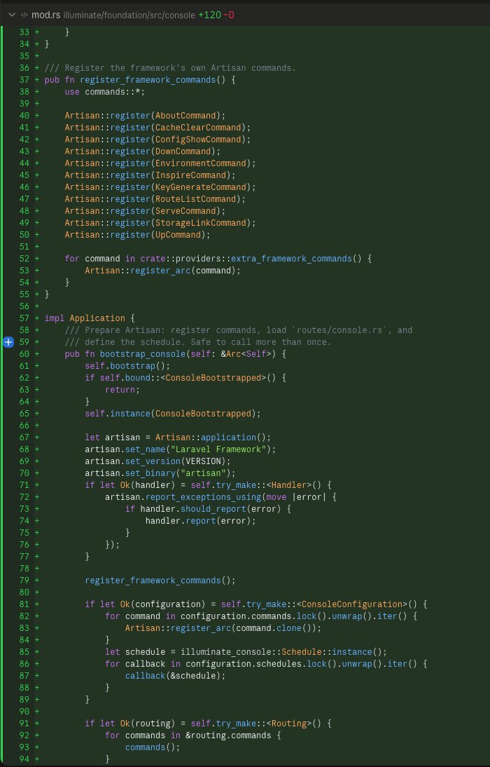 grasutton's tweet photo. @taylorotwell I'm blowing my Max 20x token limits porting Laravel to Rust right now https://t.co/Cx6cVjS3qq