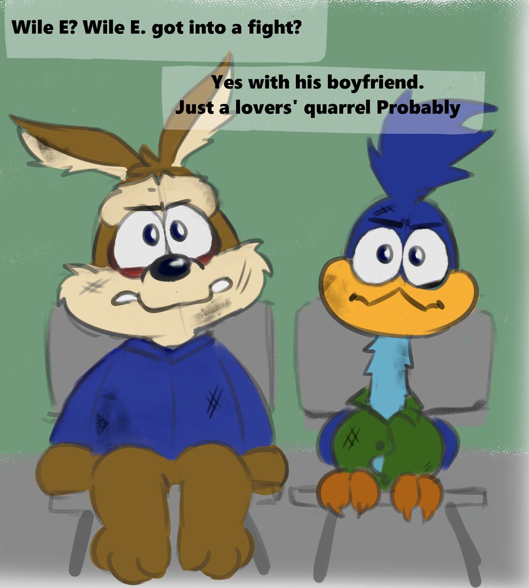 mosq_on_wall's tweet photo. Wile E. and Roadrunner are so Craig and Tweek coded to me. Also mini redemption for Cage E. Coyote bro is just a single dad trying his best
#WileECoyote #Roadrunner #wileroad #wilerunner https://t.co/lnKmciqydz