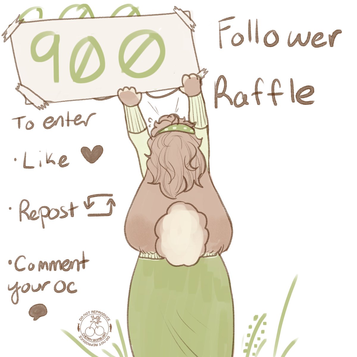 CherryB0mb_Art's tweet photo. Up to 900 followers! There will be 3 winners and it will still end on 10/10! Everyone who entered in the first two posts are still valid, but feel free to enter again!

To enter:
- Like
- Repost
- Comment your oc!

#artraffle #raffle https://t.co/epKPRAzTHL