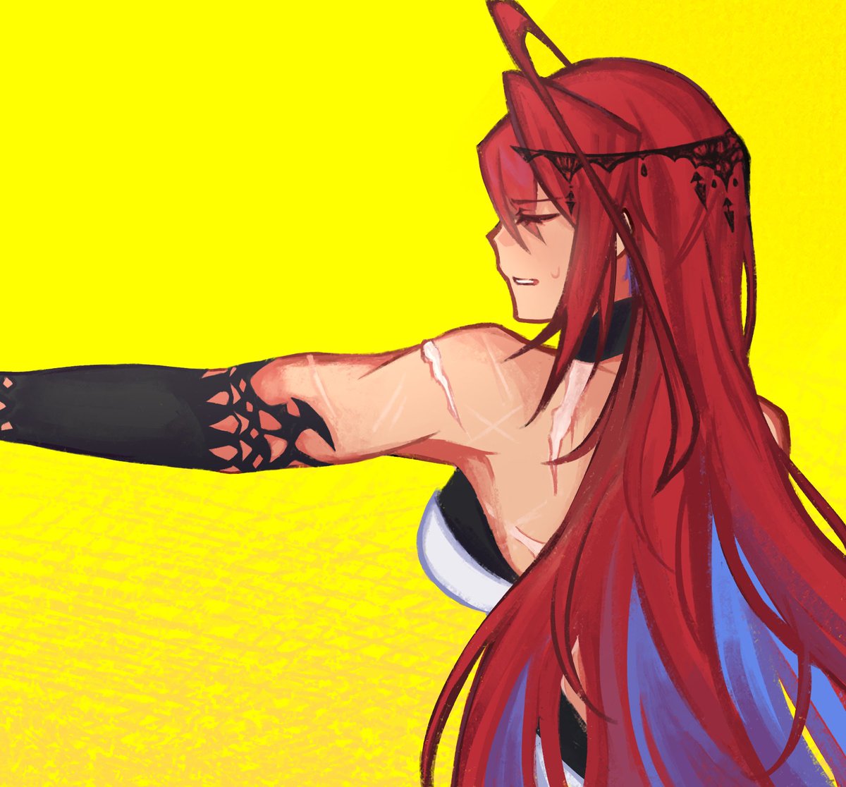 ix_mizu's tweet photo. #ShiorinSketch #BloodflameArt #novelflame https://t.co/H66f3iastD
