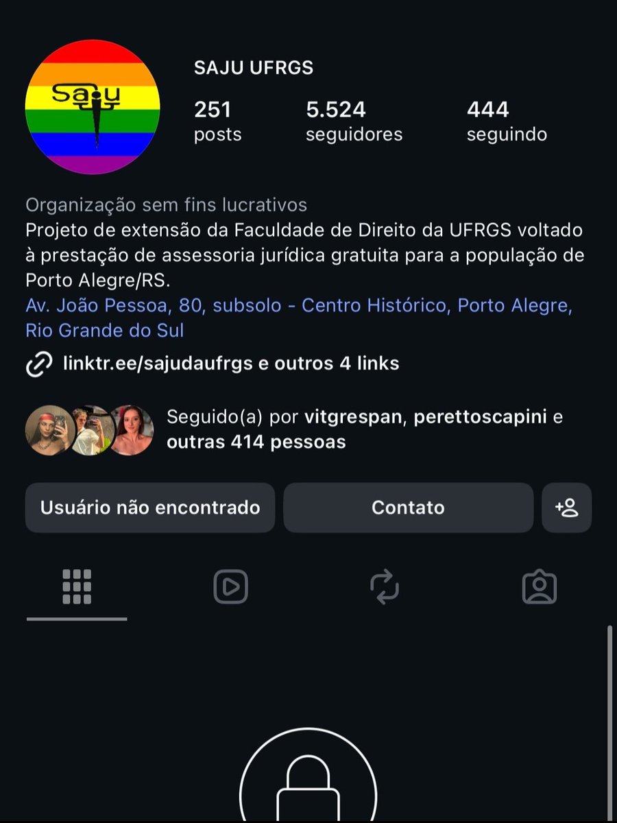 tkkgoth's tweet photo. a META suspendeu as contas relacionadas dos centros academicos da ufrgs, do dce da ufcspa, do SAJU e agora do o nosso jornal A TOGA.

Curiosamente, após estes perfis manifestarem apoio ao ato dos estudantes para o presidente Lula. Precisamos nos revoltar, precisamos estar na rua! https://t.co/p2cEFoWAoe