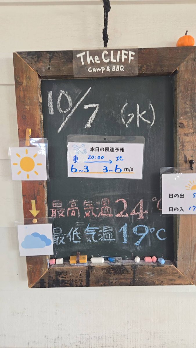thecliff_2023's tweet photo. 10月7日(水)　ソレイユの丘 The CLIFF CAMP&amp;BBQ
　晴れのち曇りのお天気

暑くもなく、寒くもなく、気持ち良い天気です！

キャンプ場にはラジコンフィールドがあります。
ラジコンのレンタル（1,100円/30分）もありますので、気軽に遊びに来てください！

https://t.co/MMgPxMKgFz https://t.co/eWQrv8uFrm