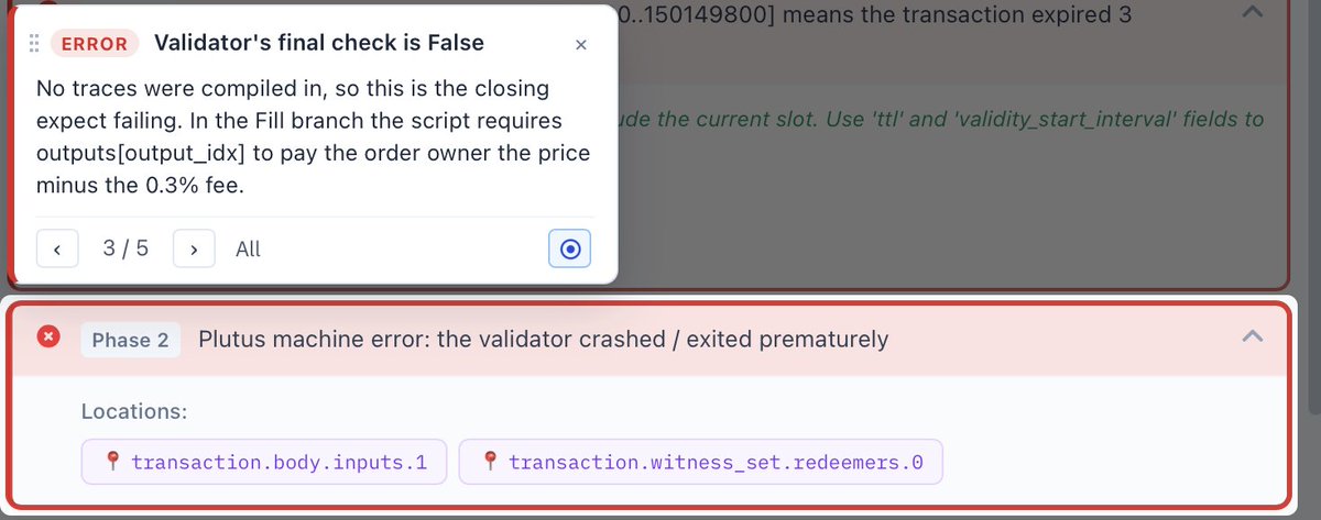 lisicky_tech's tweet photo. A while ago I made a simple web app so I could look inside CBOR on the fly and quickly see what was in whatever transaction I was looking at. I named it Cquisitor.

Bit by bit it grew from a CBOR decoder into a set of tools that help you figure out what's wrong with a transaction faster. DE-UPLC (a UPLC debugger) and dehosk (a UPLC decompiler) grew up alongside it, first on their own, then inside Cquisitor.

Cquisitor can:
- validate a transaction and highlight what's broken
- tell if a tx involves a DEX and show order details when it can
- debug UPLC (DE-UPLC) or decompile it (dehosk)
- break CBOR down byte by byte and check it against CDDL
- decode transactions and other Cardano structures

The whole point of Cquisitor has always been to spend less time on broken transactions. These days a lot of that work happens with AI agents, so the next logical step was to let them use it too.

That's why I built cardano-debug-mcp. It gives your AI agent the same capabilities through its native tooling and saves you a lot of headaches while building on Cardano. It can even open the transaction in the Cquisitor web app and show you what's wrong.

Happy debugging:
 https://t.co/YFpxi5Z6NJ

npm install -g @cardananium/cardano-debug-mcp
claude mcp add --scope user cardano-debug -- cardano-debug-mcp