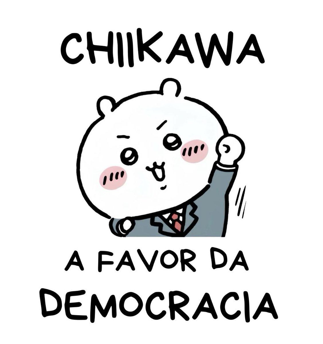 DarkMode_Bunny's tweet photo. O Chiikawa é um representante de trabalhador, somos mais que mão de obra, e por isso lutamos por nossos direitos #chiikawa #LULA13JÁ #MovimentoDia11 + https://t.co/U5hClVqiVk