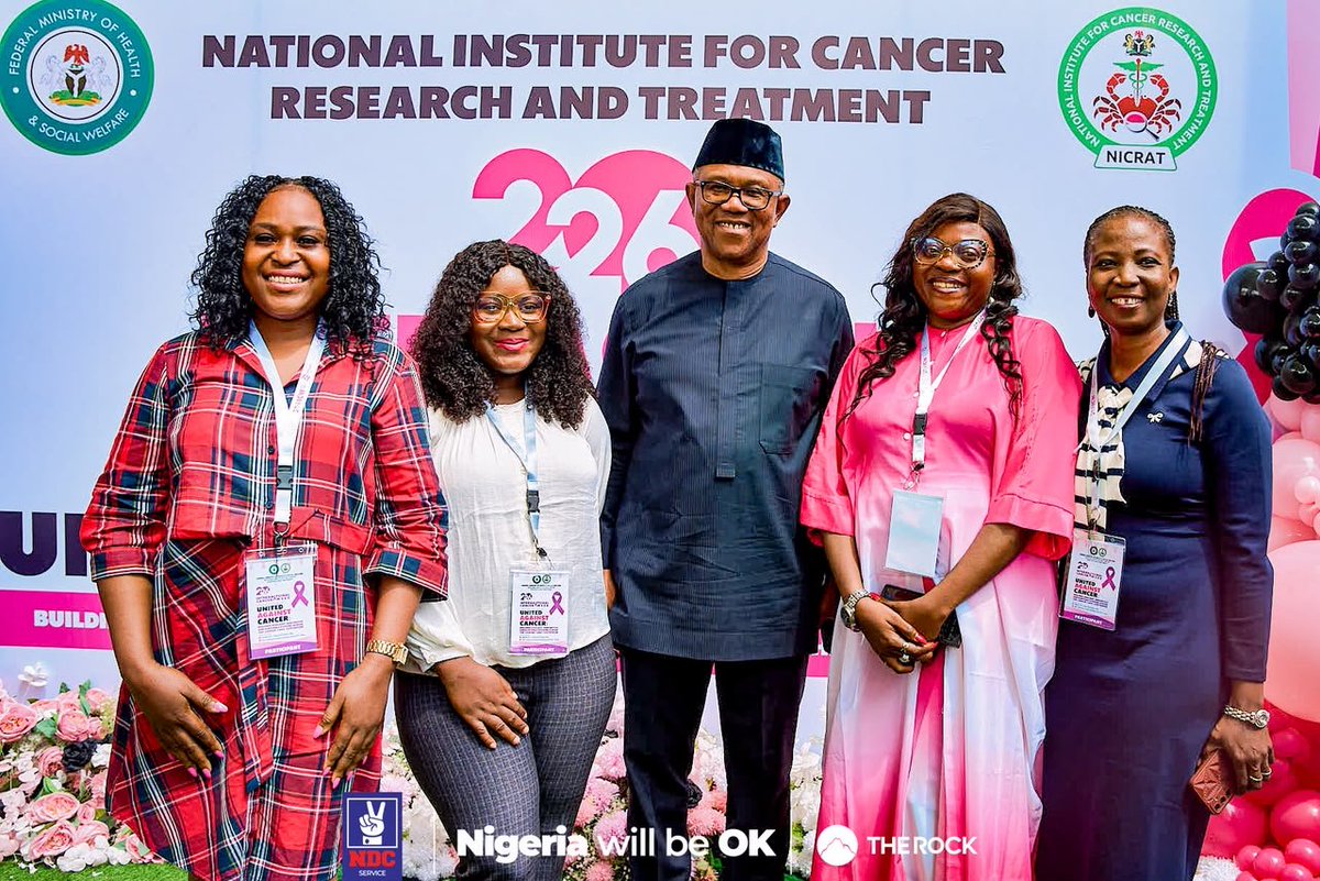 PeterObi's tweet photo. Today, I was surrounded by cancer survivors, and the encounter was deeply moving. Their presence reminded me what is at stake in cancer care. Behind every statistic is a Nigerian whose survival should never depend on wealth or the ability to travel abroad.

Cancer care should not be a privilege reserved for those who can afford it. Nigeria needs at least five fully equipped, specialised cancer centres in each of its six geopolitical zones, alongside stronger prevention, screening, early detection, research and affordable treatment.

The goal is simple: no Nigerian should die because care is too far away, diagnosis came too late, or treatment is unaffordable. The survivors reminded me that behind every policy are human lives and the hope of a longer life.

Healthcare is not a luxury. Survival should not depend on geography or income.
Cancer care should not be a privilege. It should be a right.

A New Nigeria is POssible. -PO