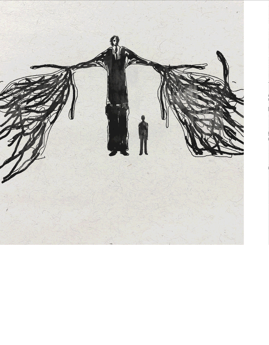 goterot's tweet photo. the psychosis of a journalist from the supposed "liebestod man" #art #slenderman https://t.co/qCfllQITi4