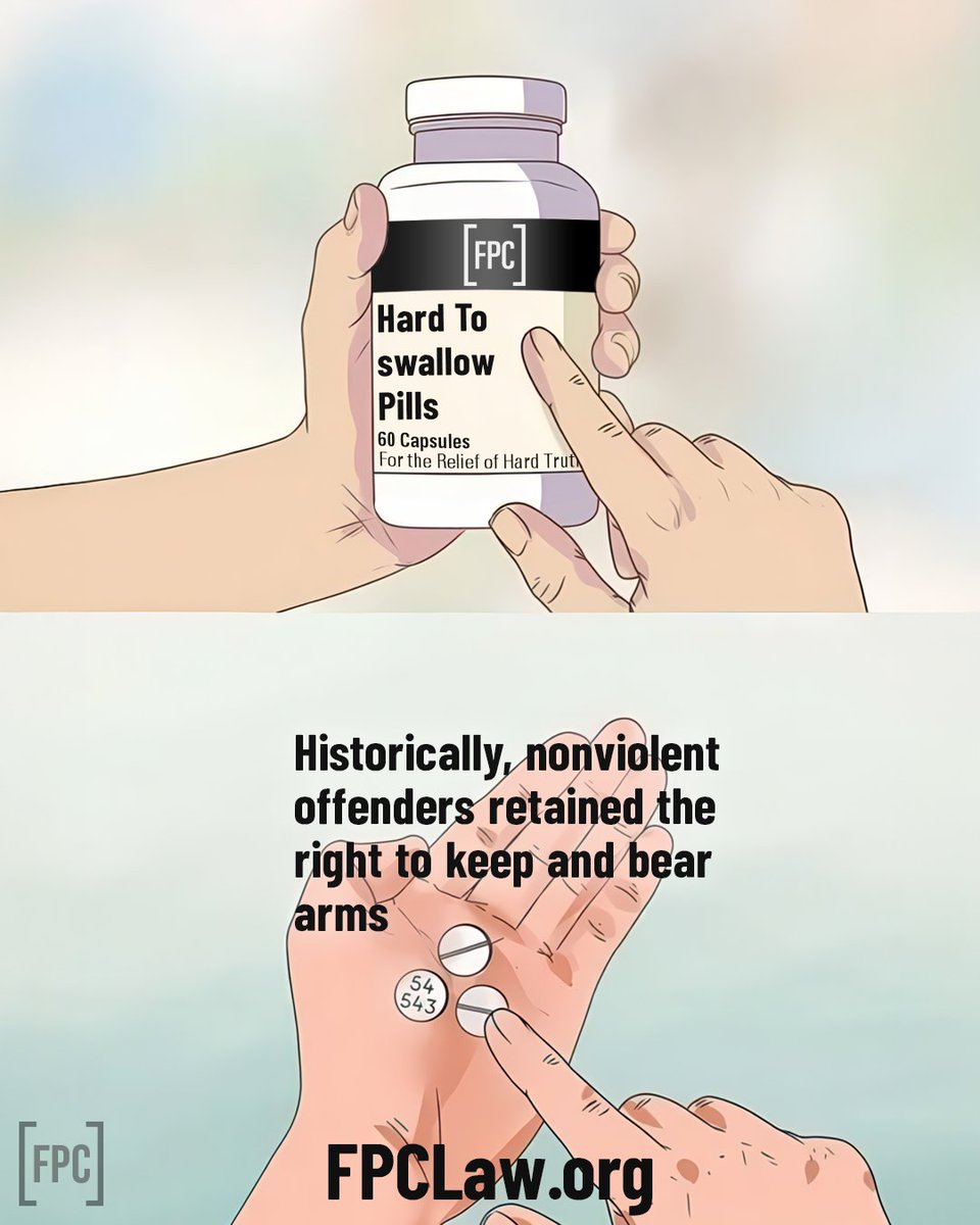 gunpolicy's tweet photo. Side effects may include realizing the government’s lifetime-disarmament theory has no historical support. https://t.co/yaOmkdSvll
