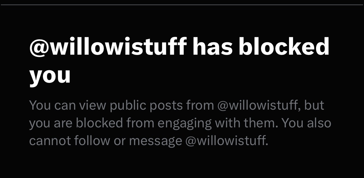 SpilledMilkbox's tweet photo. literally all that happened
Kinda puts me off how from my perspective, they blocked me for disagreeing with them on a controversy and also sending a ss of the person apologizing and admiting they were in the wrong

also yes, misandry is real and people who arent men can be sexist https://t.co/6eCwtUIaQW
