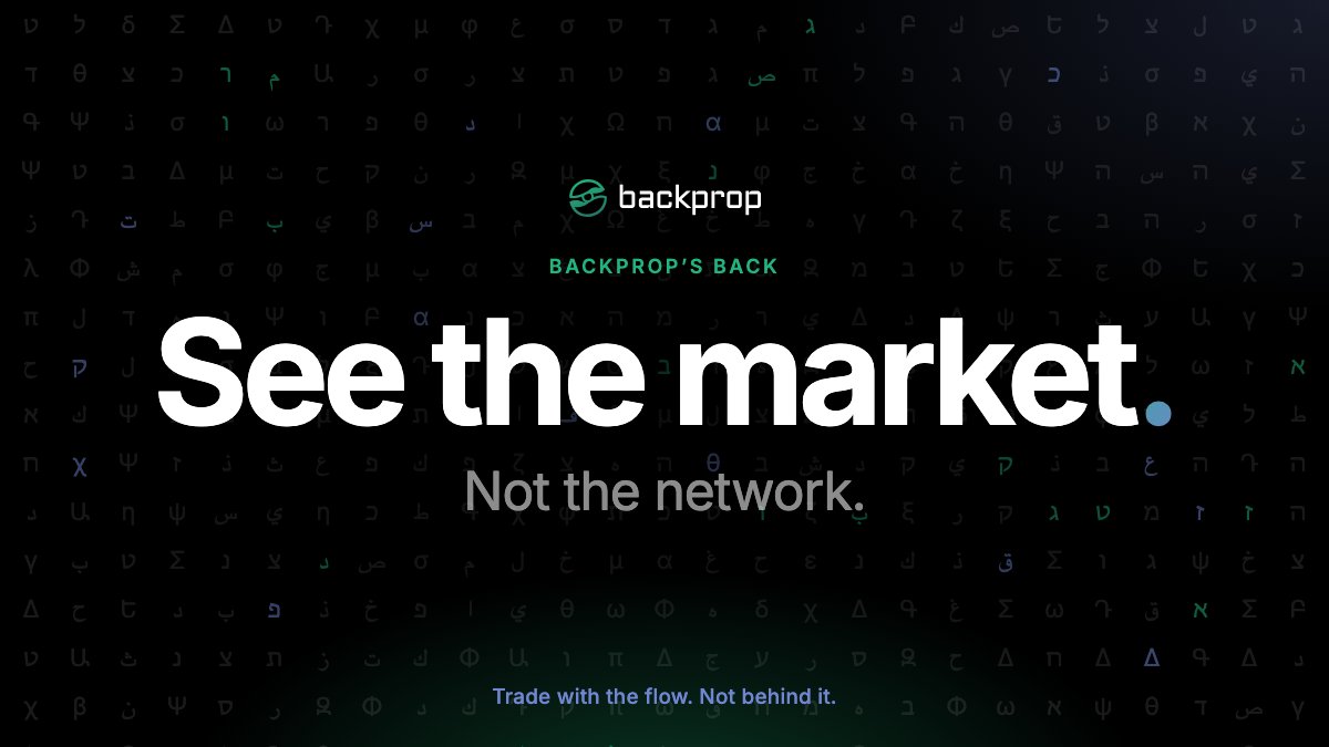 BackpropFinance's tweet photo. Backprop's back.
See the market. Not the network. 🧵
#smartTAO $TAO https://t.co/8p7LEbfE0V