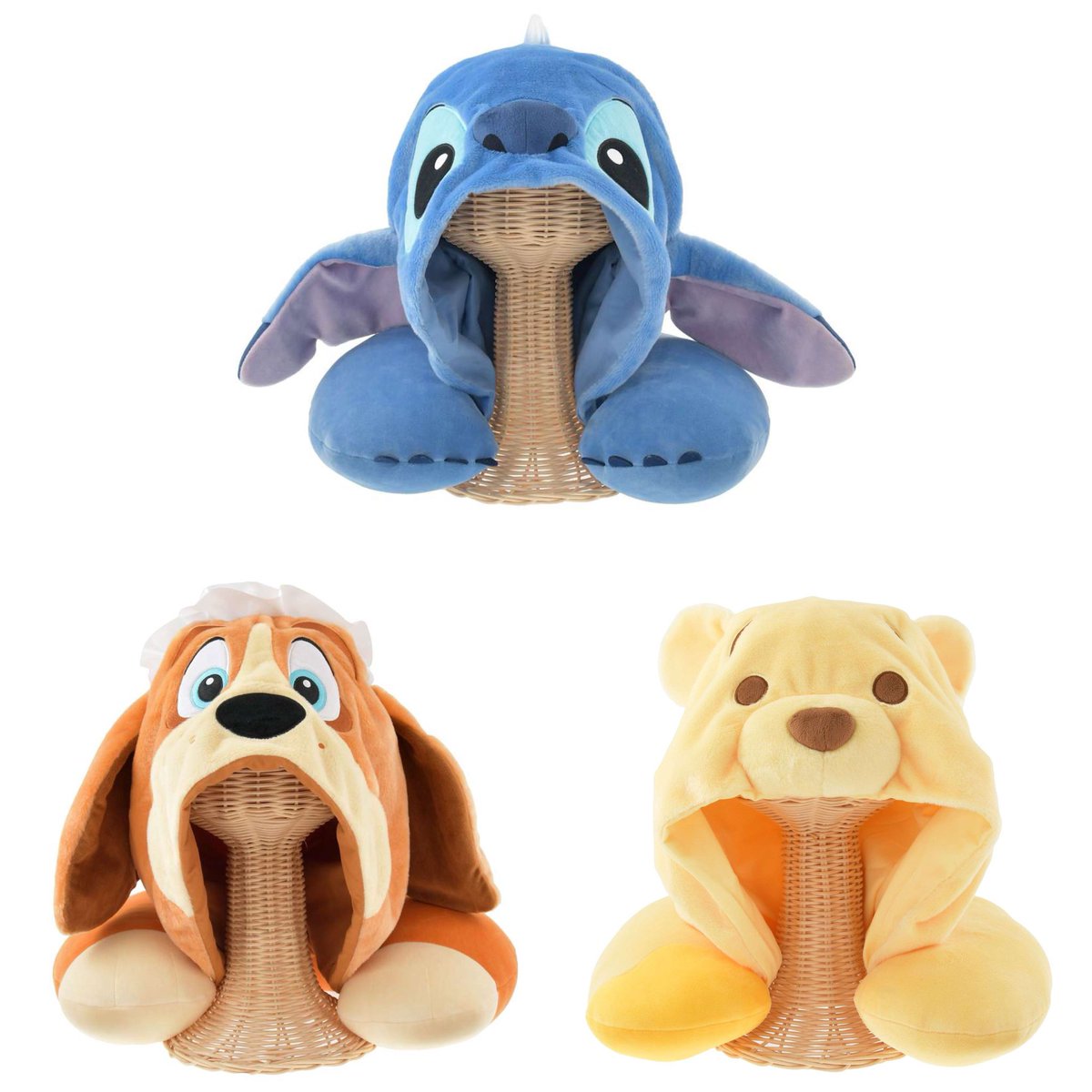 tdr_doria's tweet photo. 【ディズニーストア】
フード付きで寝顔が隠れるネックピローが登場しました☆

https://t.co/wtZTrjXH0y
#ディズニーストア #Disney https://t.co/uDeAcOpnsO