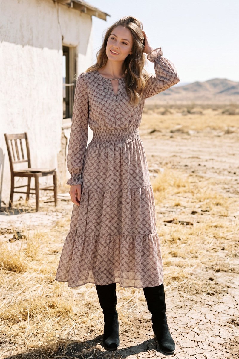 ivyandpearlbout's tweet photo. Long sleeve waist smocking tiered chiffon plaid print midi dress. https://t.co/lQY1VMKdLO
#shopping #boutique #shoplocal #fashionfinds #fashion #newarrivals #burlesontx https://t.co/8n0WtqABO7