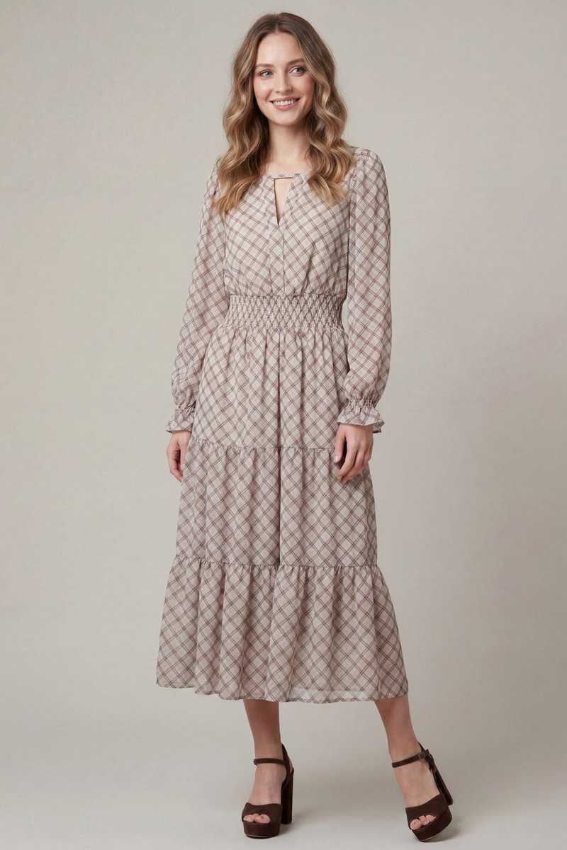ivyandpearlbout's tweet photo. Long sleeve waist smocking tiered chiffon plaid print midi dress. https://t.co/lQY1VMKdLO
#shopping #boutique #shoplocal #fashionfinds #fashion #newarrivals #burlesontx https://t.co/8n0WtqABO7