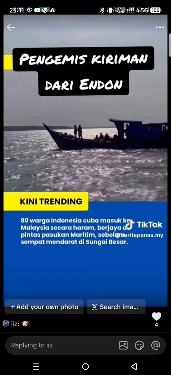 NNTKOfficial's tweet photo. @kakilangitimur @archie90551174 @osman_EX5Hitam HAHAHAAHA makan la piala tu 🤣 nanti jangan lupa wadidaw lepastu repair bot tu utk mak bapak kau nak jadi pendatang haram kat Malaysia... jadi kuli https://t.co/CAV1L36d7W
