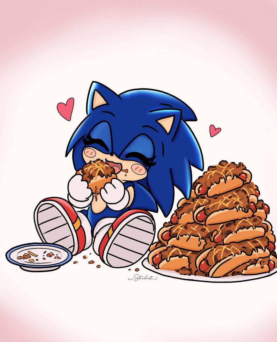 StatdustMobian's tweet photo. Day 5- Hunger. I wanted to go a little cuter on this one 💙 Thank you all so much for all the love on my last post. You all are the best!! 
#SONICTOBER @astrxchoi https://t.co/6tp9C4hWp5
