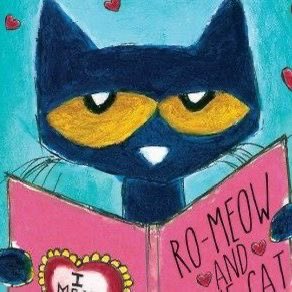 judeykat's tweet photo. pete the cat is based off the domestic short hair. the creator, james dean, based him off a black kitten he adopted in 1999. pete is drawn as blue instead of black because dean feared people would see a black cat as bad luck. he debuted in 2008! https://t.co/uiGRo4uWaZ