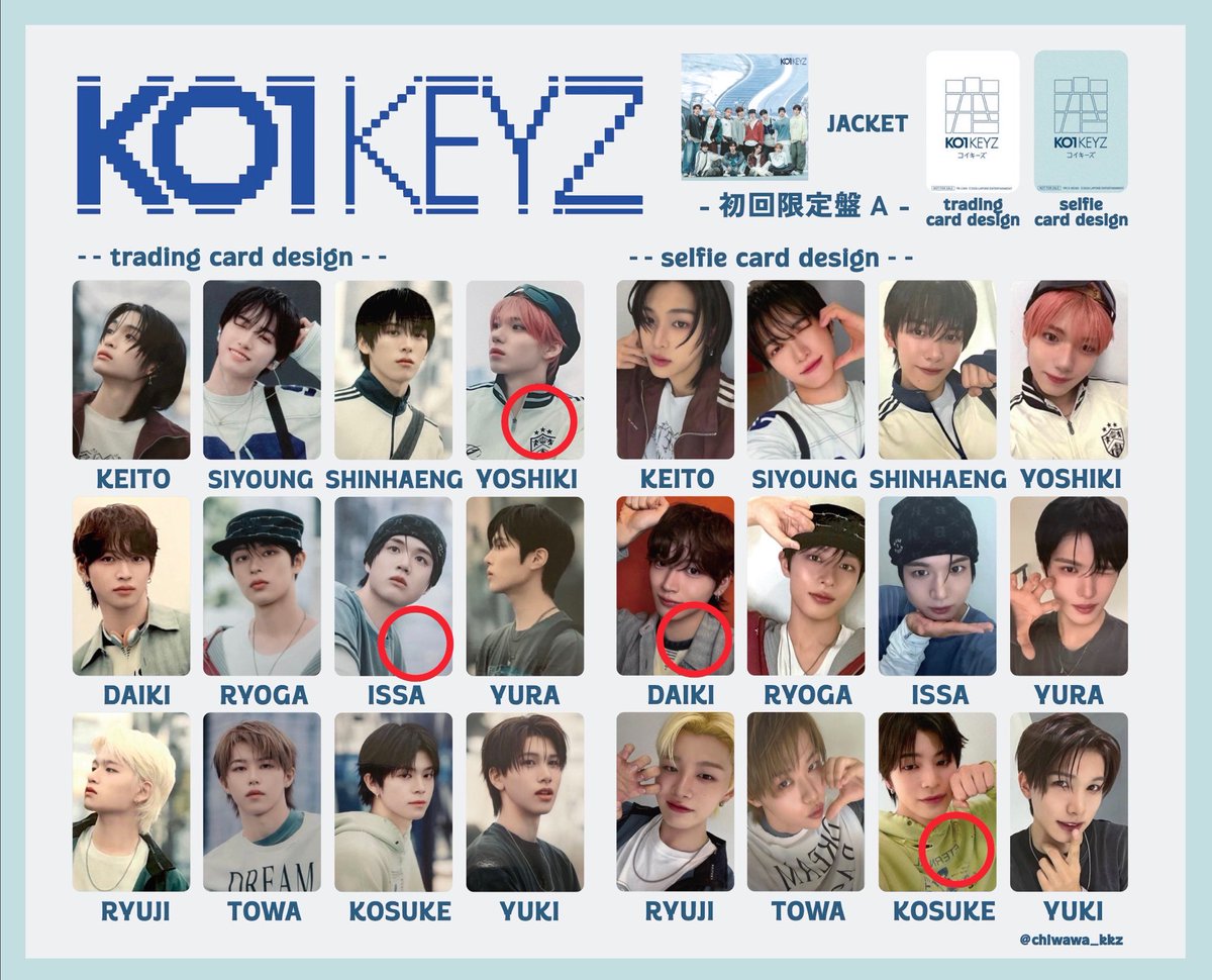 mintoto_bey's tweet photo. KO1KEYZ CD封入 トレカ セルカ 交換

【譲】 画像 ⭕️印

【求】同種  シンヘン

郵送希望

お心当たりのある方はリプライまでお願いいたします🙇🏻‍♀️

 #KO1KEYZ交換 https://t.co/MQzUhJCLE7