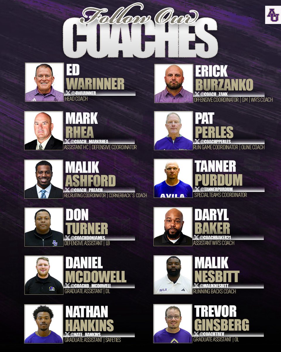 Avila_football's tweet photo. Happy #NationalCoachesDay! Keep up with our coaches all season long on X! 👀👇

#Nolimits https://t.co/k9sj3cumfT