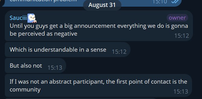 0xSinet's tweet photo. Actually, anyone who supports or will support Igloo and Pudgy on the TL has zero moral principles and is literally backing scammers.

I don't know if you realize this isn't just a "failed" product, like you see all the time in business and crypto.

Luca literally promised a TGE. The team kept reminding everyone about their big plans. They literally DMed to community members few months ago and basically swore that any day now you'd see those plans actually happen.

The Abstract team literally milked their community dry right up until the very last day.

Anyone who supports Pudgy Penguins and the team on is either an idiot or getting paid to do it.

More information is coming.

*screenshot of these constant hints about major announcements*