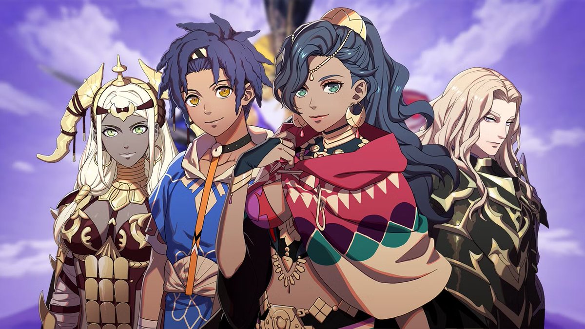 JakeRandall's tweet photo. Fire Emblem Fortunes Weave is such a clever name to show its connection to THREE houses we have FOUR-tunes weave with 4 stories vs the 3 stories in 3 houses, I love that https://t.co/NZdx3s7gGK