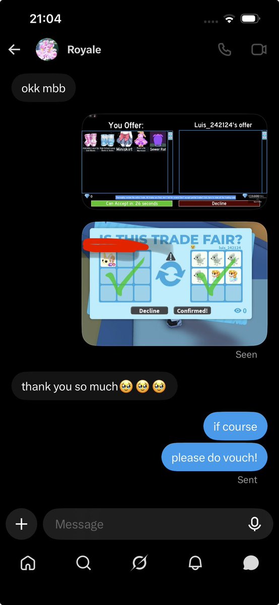 707islolz's tweet photo. proof 20! @Royale14788021 mega swirl for 100k rhd! https://t.co/D8ei2FTZ6Y