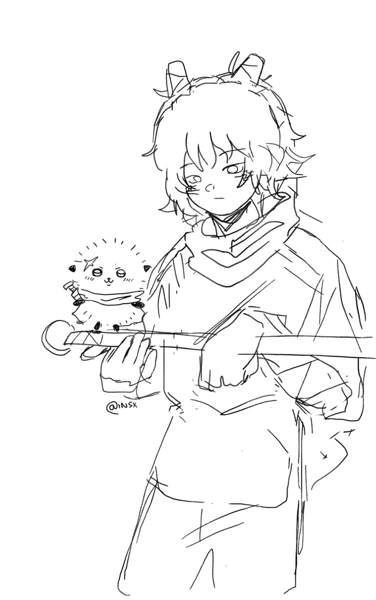 Swwy01's tweet photo. Let's draw the two goats. 🦦⚡

#kashimo #jjk #Rakko https://t.co/lGt5Mvj4AS