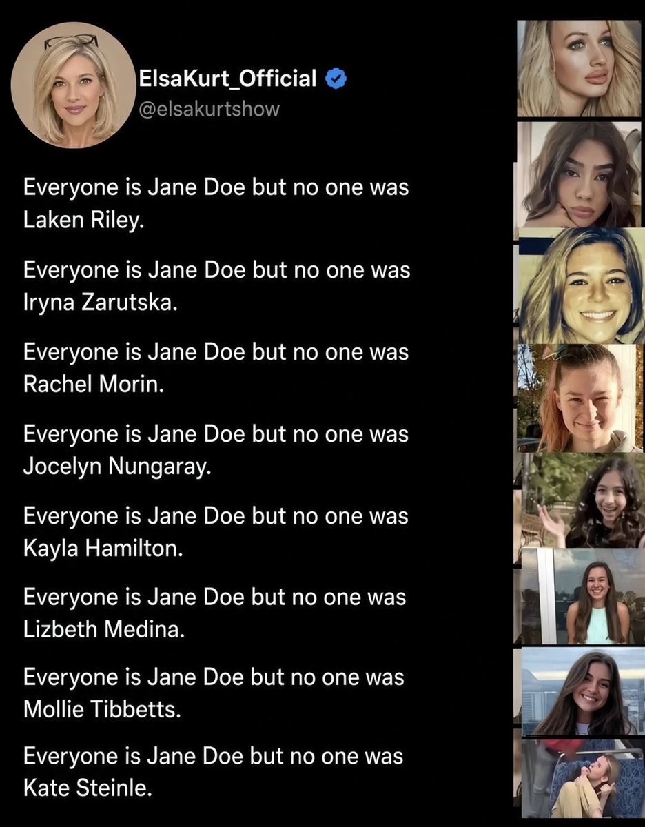 FarmGirlCarrie's tweet photo. This says it all. 
I am NOT Jane Doe. https://t.co/8yzDZbMeEi
