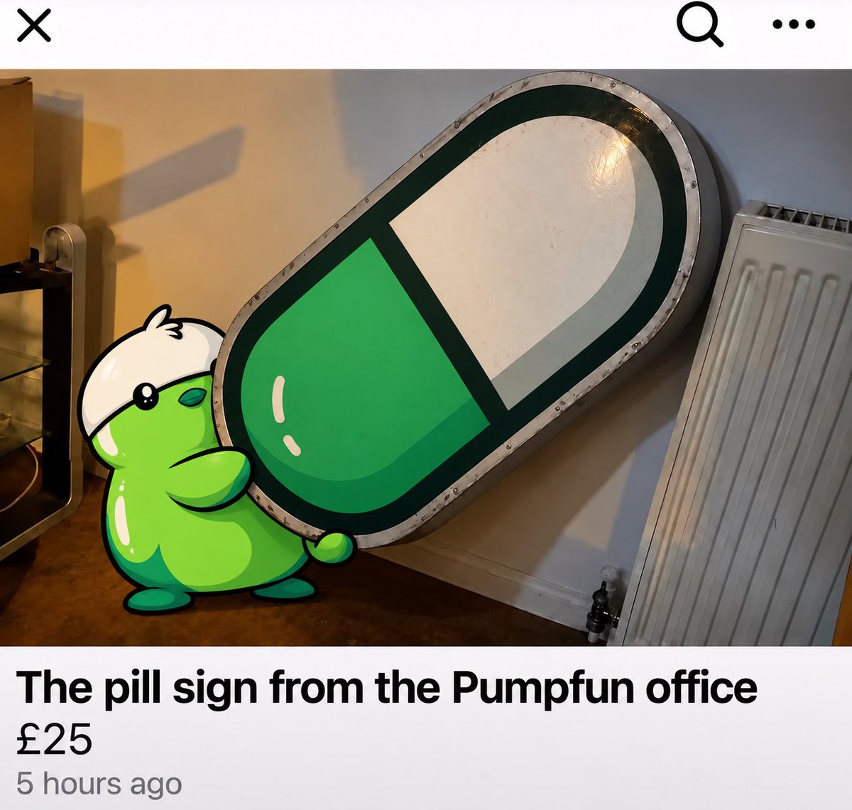 PUMPGUonX's tweet photo. @PumpfunEco $69.00 and I'll ship it back https://t.co/G2y0h4CPVg