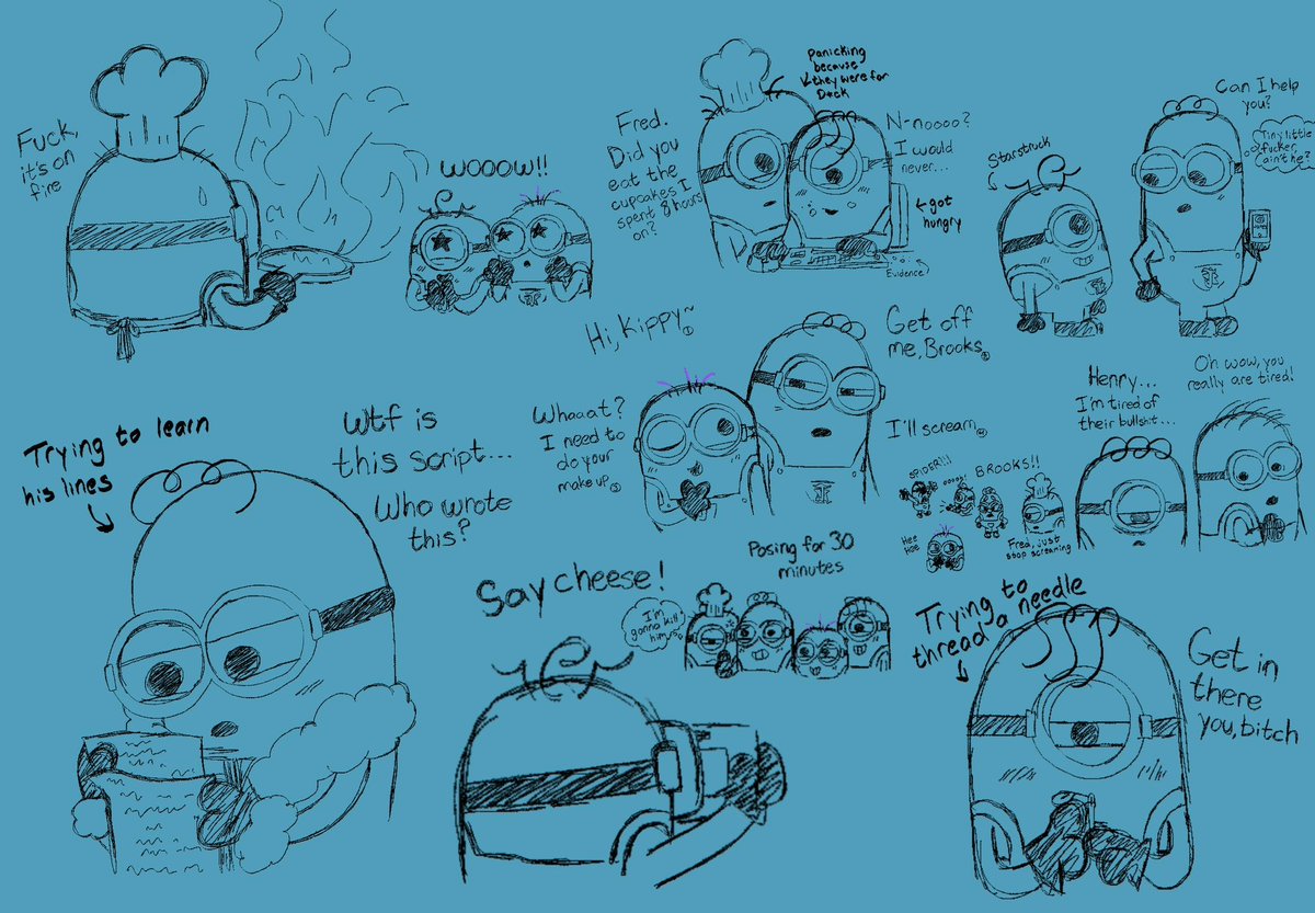 Wheres_Waddle_'s tweet photo. I
Think
Theyshouldkiss 
(More Minion OCs) https://t.co/IIttqU5IEm