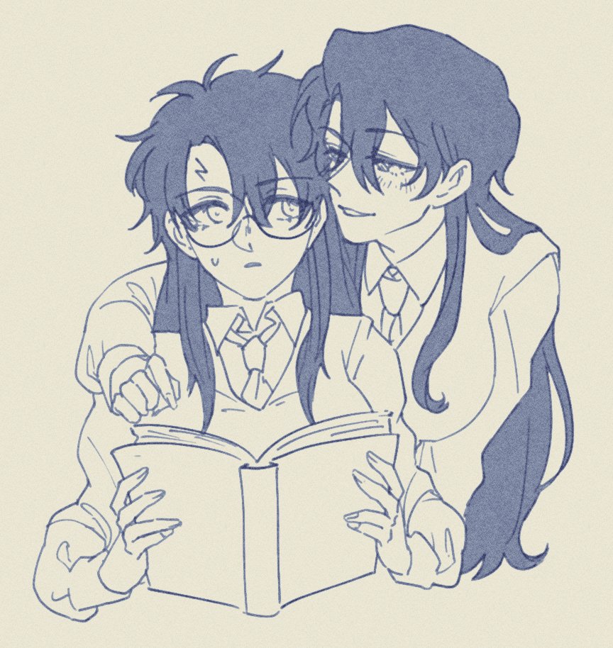 blood_paper's tweet photo. วาดสนุกกว่าที่คิด 😂 

#tomarry #tmrhp https://t.co/jmU2tWmpxu