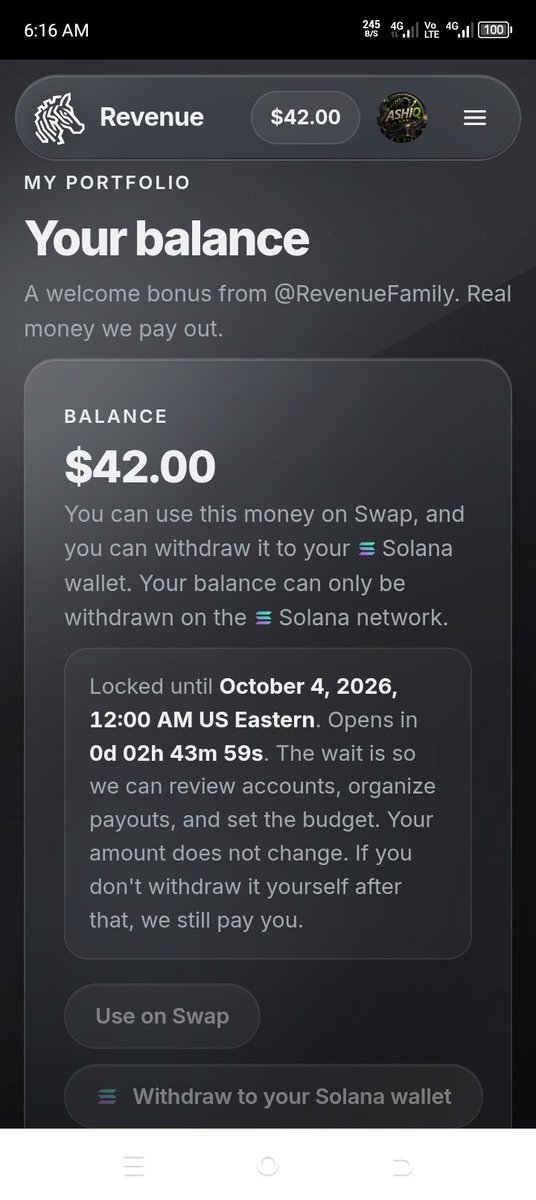 itspipHunter's tweet photo. Showing my Revenue card https://t.co/CtAd4AIeyy