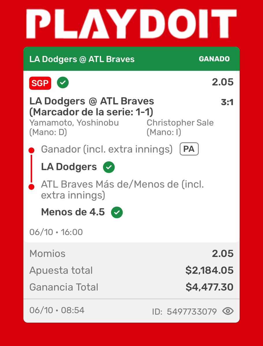 Luigipicks08's tweet photo. Gracias MLB ✅ https://t.co/xdiL5B2zsh