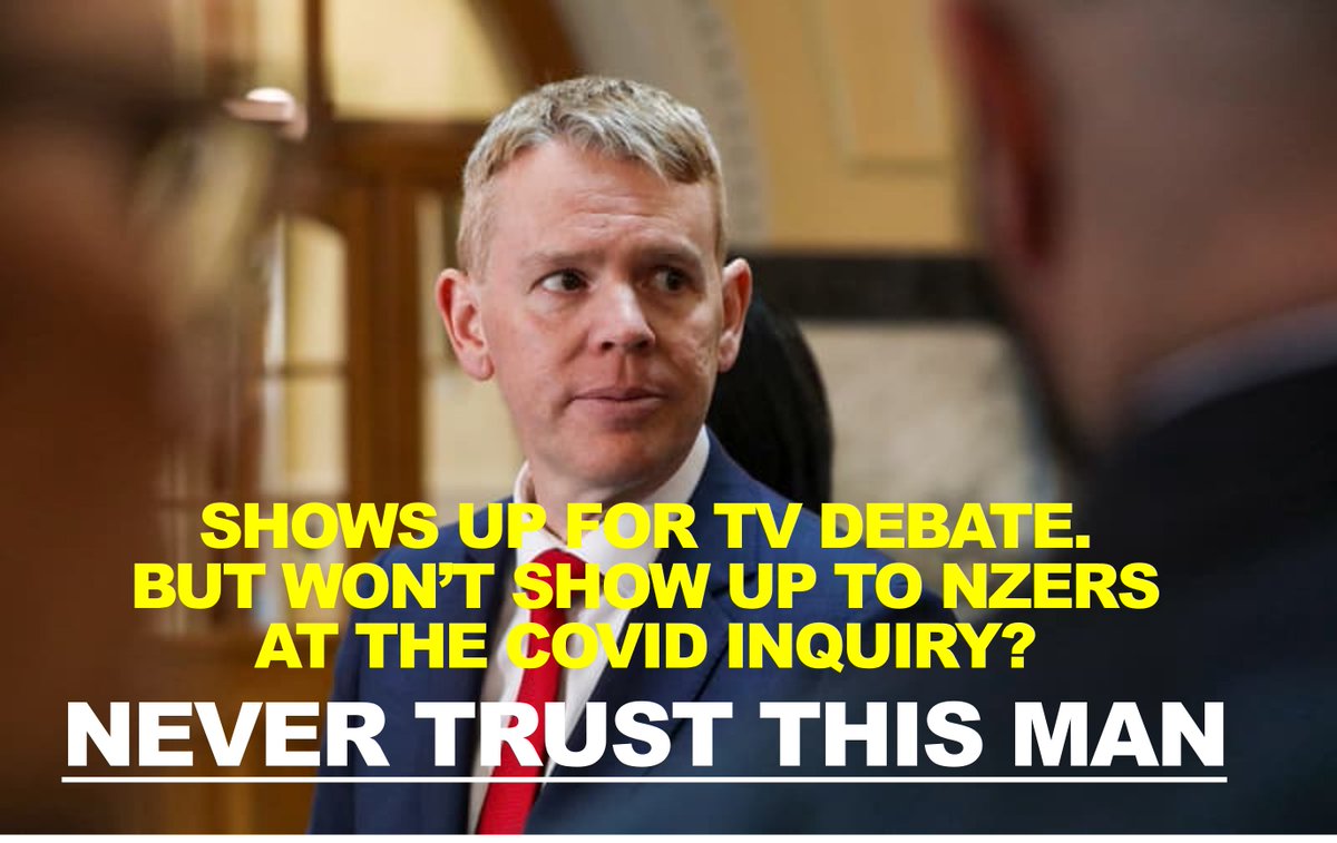 OpinionistNZ's tweet photo. Never trust Hipkins.
#KeepLabourOut https://t.co/oyxya0K8AE