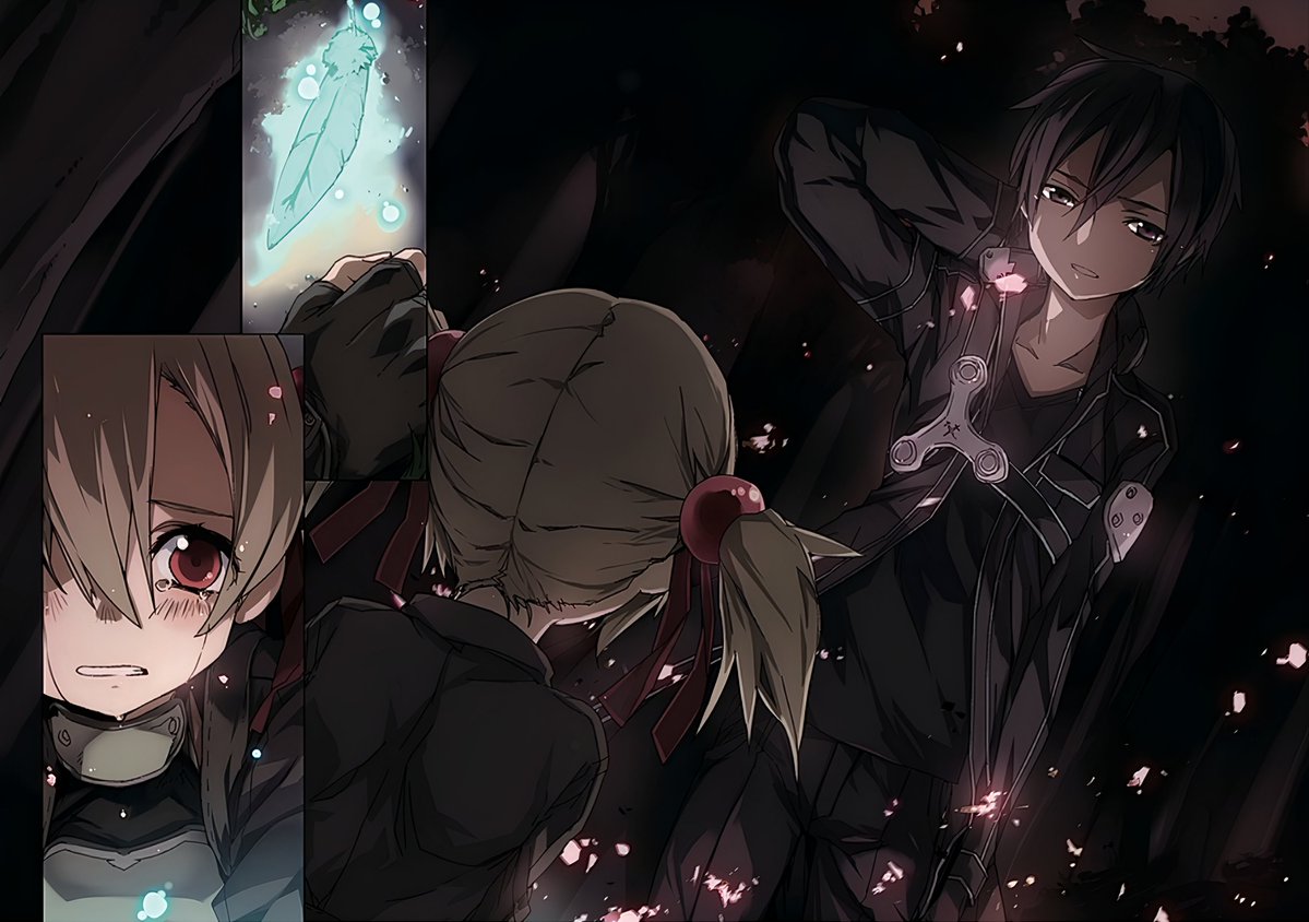 Mochi_Kirigaya's tweet photo. Artes coloridas do abec para as Light Novels iniciais de Sword Art Online.

Totalmente limpas. De nada! 😌 

#swordartonline #sao_anime #SAO https://t.co/1G6JYYaA4t