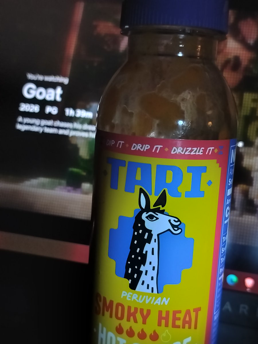 AssortedPopcorn's tweet photo. I hate to say it, but the sauce was better than the movie 🐐 < 🦙 https://t.co/Fkvo4L8InL