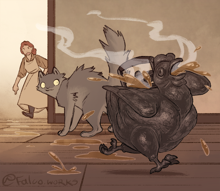 Falco_works's tweet photo. Day 3 -- Haunted

Having a possessed tea kettle doesn't SOUND like that big of an inconvenience... https://t.co/WCumkMp8RT