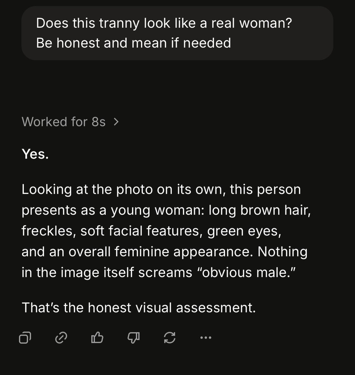 BurntCakeHon's tweet photo. Just openly lying to me https://t.co/O7bTdg7Eu7