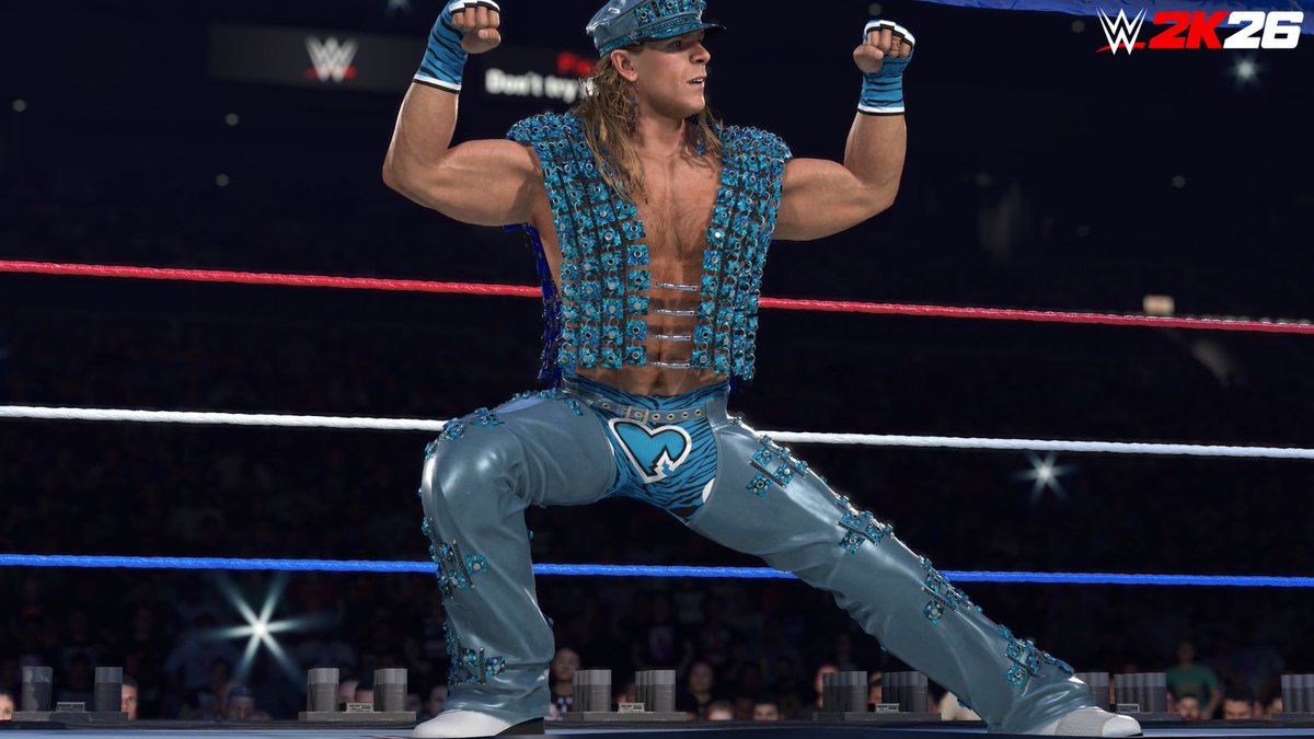 WWEgames's tweet photo. The Heartbreak Kid's look from SummerSlam '95 is coming soon to the upcoming Eras series in MyFACTION! @ShawnMichaels #WWE2K26 https://t.co/bWbEGnXGnD