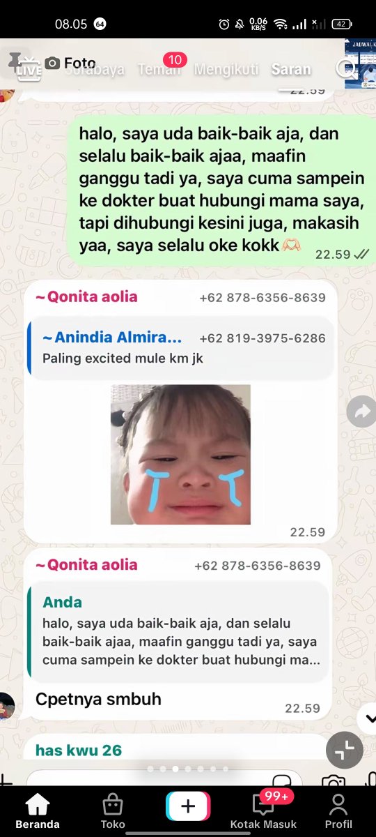 562side's tweet photo. temennya sakit gerd sampai gonta ganti RS buat survive biar tetep hidup, eh malah dibercandain sama temen kuliahnya jir????? 

mana ketikannya sarkas banget dan ngira kl sakitnya boongan???? gila bgt anjir kek gak pernah disekolahin

padahal kuliah di UIN tp kelakuan nggak ada islam-islamnya