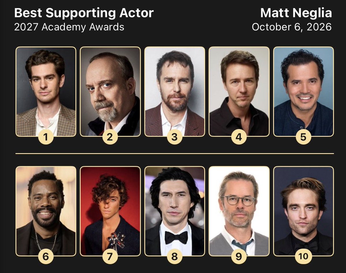 NextBestPicture's tweet photo. Andrew Garfield winning for this highly transformative and deeply terrifying role just feels right to me 

More updates here: https://t.co/7SLGcAAq1P https://t.co/5aPnUcrCO1