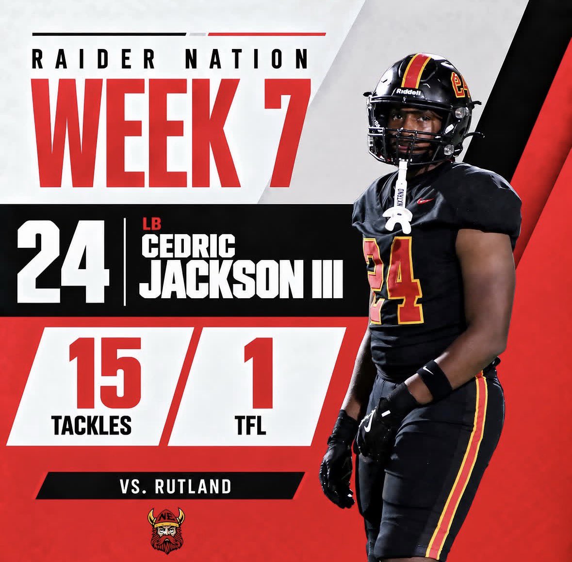 CedricJackson29's tweet photo. My mid season highlights
61 total tackles 5 tfls https://t.co/iMnkEjY8wl @RecruitGeorgia @wiggins_coach @jacob_carlton13 @rackchaserjp @CoachXDayDay @CoachDaveAranda @RobAurich @CoachTonyGibson @Coach_Marr @amburkett64 @JordanWigg12 https://t.co/SOZwIrD2HS