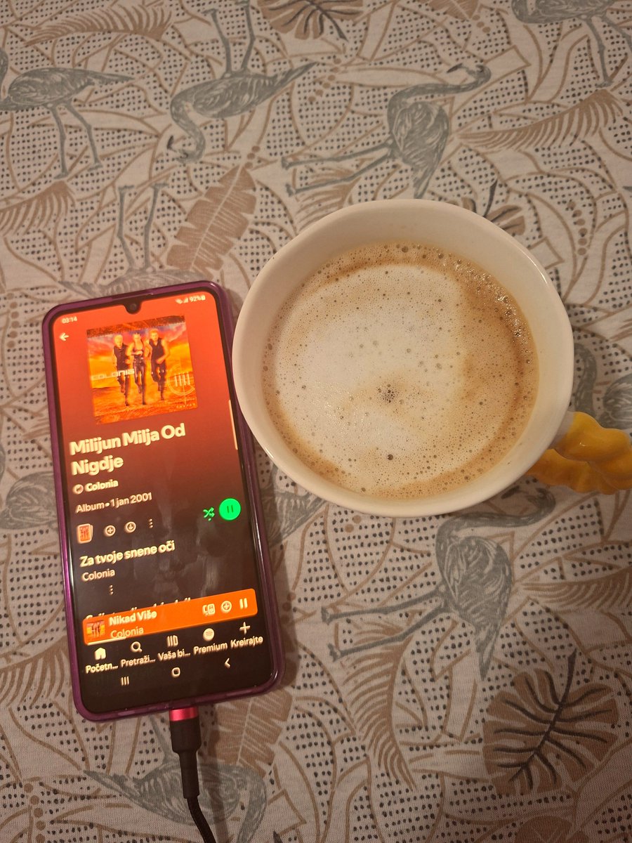 _strudlica's tweet photo. Sluša se Colonia ☕️✨️ https://t.co/w88EV6CGPj