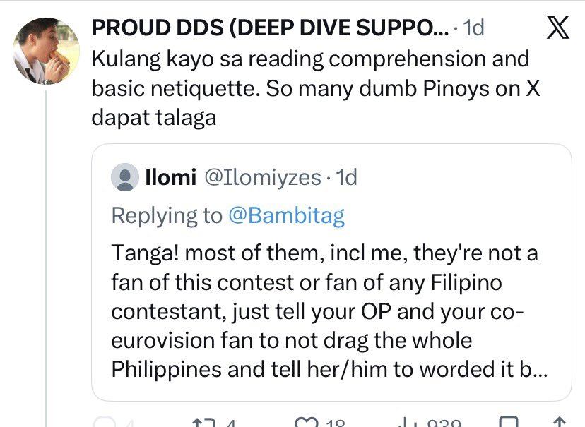 kellyclarkzone's tweet photo. I'm going to keep on posting this account na owner at founder yata ng eurovision kung maka antagonize at away sa mga filo accounts haha G na G si bakla makadefend sa eurovision asia. Beh di ka papamanahan ng kumpanya nyan haha dun ka na sa far away https://t.co/95uLoQ14Db