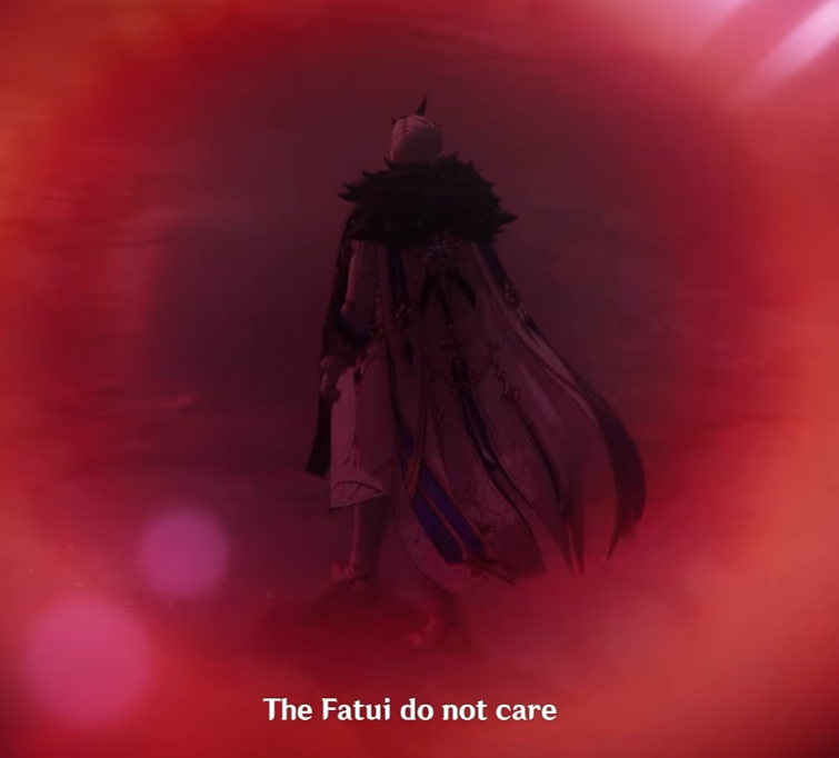 codenameDOCTOR's tweet photo. I am surprised this scene didn't become a meme out of context

𝕿𝖍𝖊 𝕱𝖆𝖙𝖚𝖎 𝖉𝖔 𝖓𝖔𝖙 𝖈𝖆𝖗𝖊. 🐺 https://t.co/nslqJlj81O