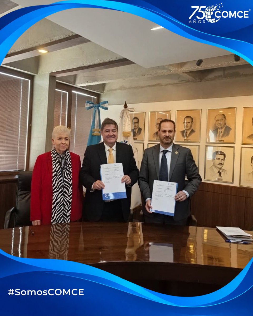 ComceOficial's tweet photo. 🇬🇹Como parte de nuestro Road Show por Centroamérica, nos reunimos con directivos de la Cámara de Industria de Guatemala (CIG) para formalizar un Convenio de Colaboración y establecer nuevas líneas de trabajo conjunto. https://t.co/gxCHEROsiK