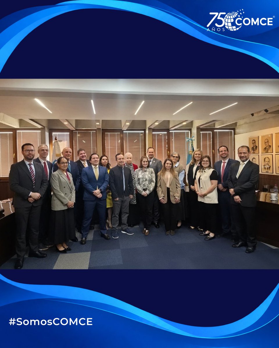 ComceOficial's tweet photo. 🇬🇹Como parte de nuestro Road Show por Centroamérica, nos reunimos con directivos de la Cámara de Industria de Guatemala (CIG) para formalizar un Convenio de Colaboración y establecer nuevas líneas de trabajo conjunto. https://t.co/gxCHEROsiK