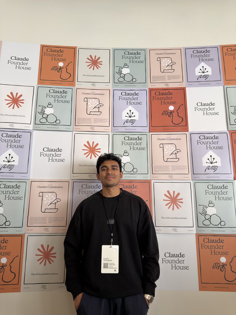 ik_builds's tweet photo. Absolutely loved Claude Founder House!
Day-2 SF tech week ✅ https://t.co/IclPdiKQOL